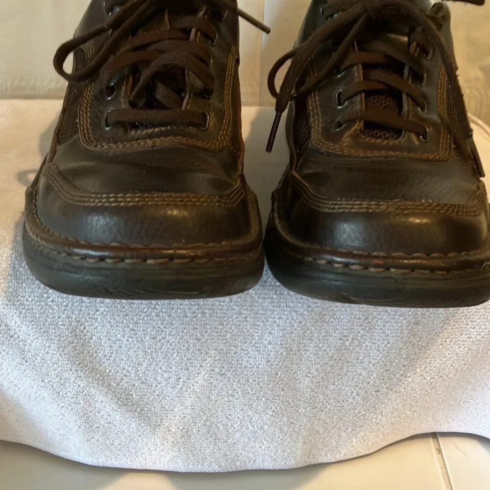 Streetcars Men’s Brown Oxford Leather Sz 10M Lace up Casual Shoes GUC